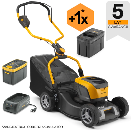 Stiga Collector 543e Kosiarka akumulatorowa w zestawie z akumulatorem i ładowarką (1.30 kW, 41 cm, 60 l) - 2L0431008/ST2