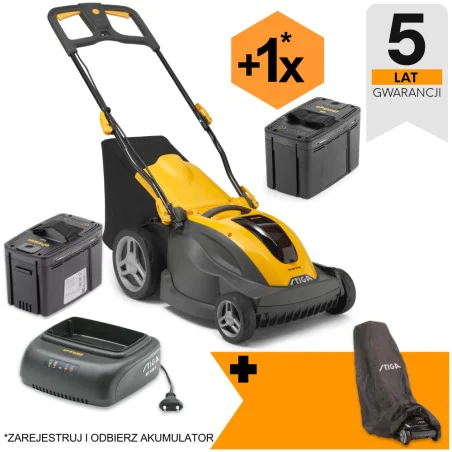 Zestaw Stiga Combi 344e + Pokrowiec ochronny na kosiarkę