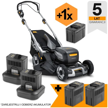 Zestaw Stiga Twinclip 950e V + 2x Akumulator 7.5 Ah