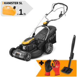 Zestaw Stiga Combi 955 V + Rękawice + Skrobak do czyszczenia kosiarki