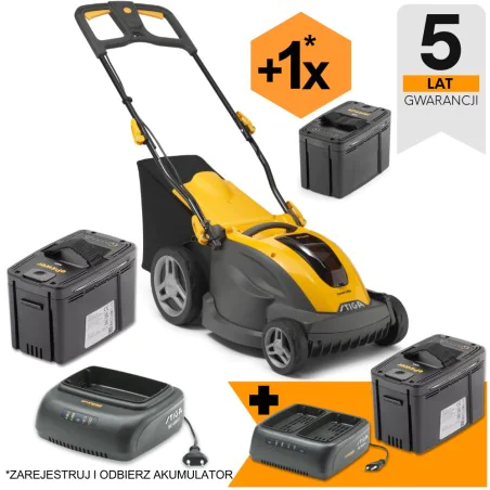 Zestaw Stiga Combi 340e + Akumulator 4 Ah + Podwójna ładowarka