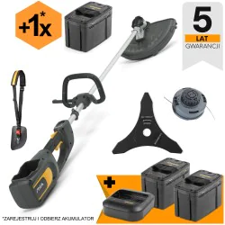 Zestaw Stiga BC 700e + 2x Akumulator 4.0 Ah + Szybka ładowarka