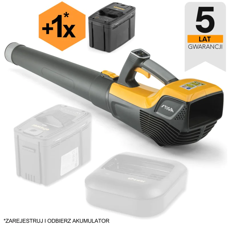 Stiga BL 500e Dmuchawa do liści akumulatorowa (0.65 kW, 55 m/s, 48 V) - 278500008/ST3