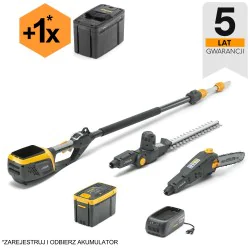 Stiga MT 500e Podkrzesywarka + sekator na wysięgniku - Zestaw akumulator + ładowarka (48 V, 0.4 kW) - 278722108/ST3