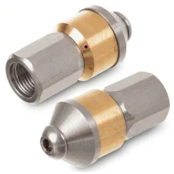 Wąż do kanalizacji DrainJet 10 K-LOCK 10m, DN6, 200bar, 60°C (1000l/h +) + Dysza F3 - 065 (3+1)