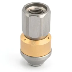 Wąż do kanalizacji DrainJet 10 K-LOCK 10m, DN6, 200bar, 60°C (1000l/h +) + Dysza F3 - 065 (3+1)