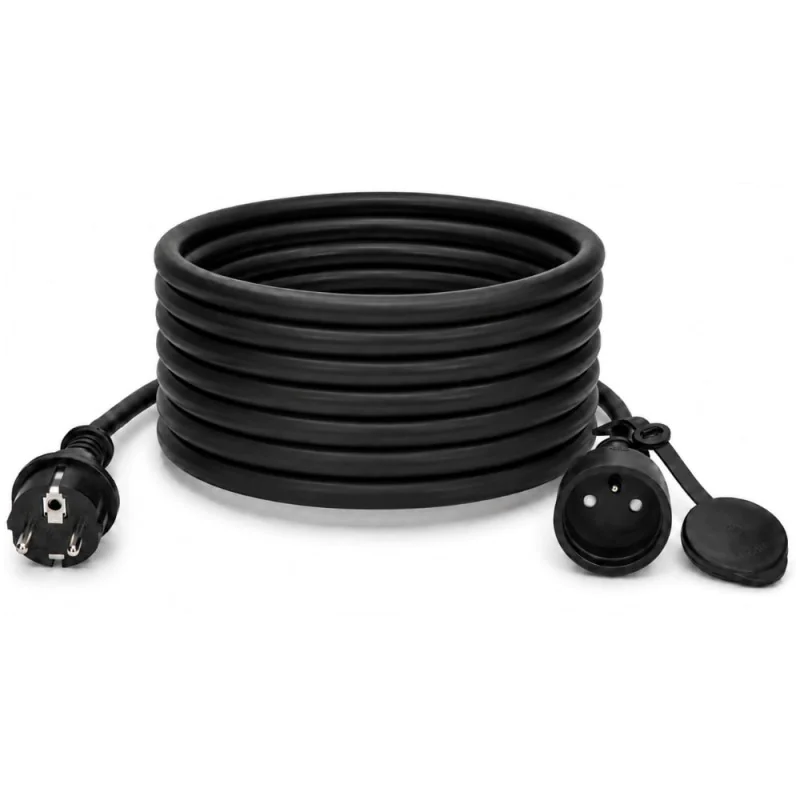 Przedłużacz warsztatowy olejoodporny 10m 16A 250V H07RN-F 3x2,5mm² 3680W Jonex PS-170G IP44 czarny