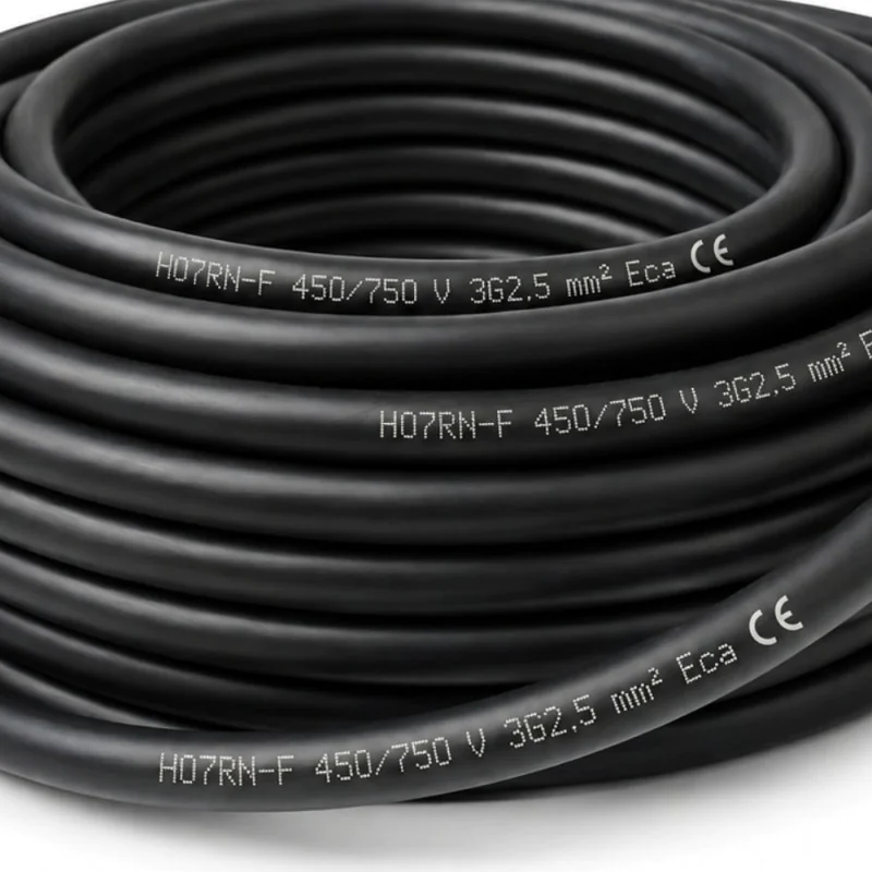 Przedłużacz warsztatowy olejoodporny 20m 16A 250V H07RN-F 3x2,5mm² 3680W Jonex PS-170G IP44 czarny