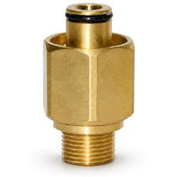 Adapter QuickLink 3/8"M - K-Lock TR22F, mosiądz, 400 bar, 150°C