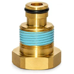 Adapter Quicklink K-Lock TR22M - 1/4" F, mosiądz, 400 bar, do pianownic i dysz