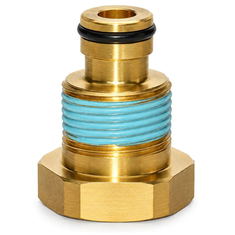 Adapter Quicklink K-Lock TR22M - 1/4" F, mosiądz, 400 bar, do pianownic i dysz