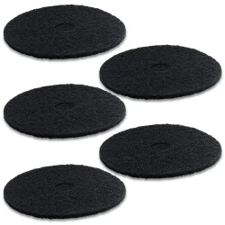 Pady do Karcher BD 50 / B 50 / B 260, twarde, czarne (508 mm, 5 szt.) - 6.369-077.0