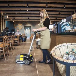 Pady z melaminy do Karcher BD 30/4, szare/białe (265 mm, 2 szt.) - 6.371-019.0