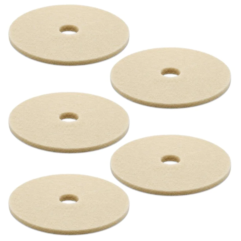 Pady do Karcher BD 43 / BDS 43, miękkie, beżowe (432 mm, 5 szt.) - 6.371-081.0