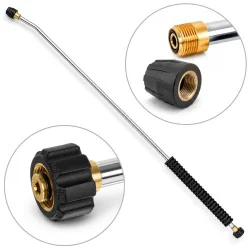 Lanca do myjki 1200mm JetLance Classic gięta CW zimnowodna INOX M22F - M18F 250bar