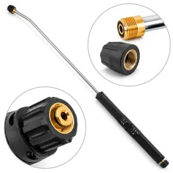 Lanca do myjki 900mm JetLance Classic gięta HW ciepłowodna INOX M22F - M18F 250bar 150°C