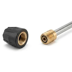 Lanca do myjki 1200mm JetLance Classic gięta HW ciepłowodna INOX M22F - M18F 250BAR 150.C do dysz Kärcher HDS