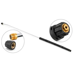 Lanca do myjki 2000mm JetLance Classic gięta HW ciepłowodna INOX M22F - M18F 250BAR 150.C do dysz Kärcher HDS