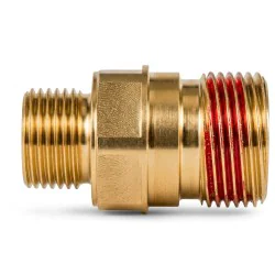 Adapter QuickLink 3/8"M - K-Lock TR22M, mosiądz, 400 bar, 150°C