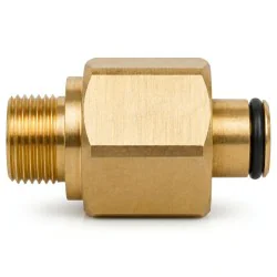 Adapter QuickLink 3/8"M - K-Lock TR22F, mosiądz, 400 bar, 150°C