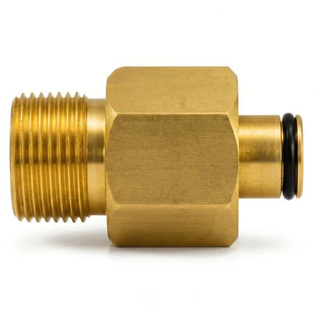 Adapter Quicklink M22M - K-Lock TR22F, mosiądz, 400 bar, 150°C
