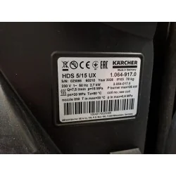Karcher HDS 5/15 UX Plus Profesjonalna myjka z podgrzewaniem wody (150 bar, 450 l/h, 80°C) - 1.064-917.0