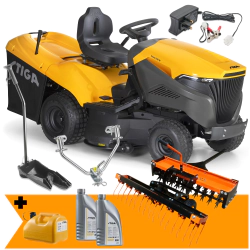 Zestaw Stiga Estate 798 W + Wertykulator i Aerator + Kanister + 2x Olej
