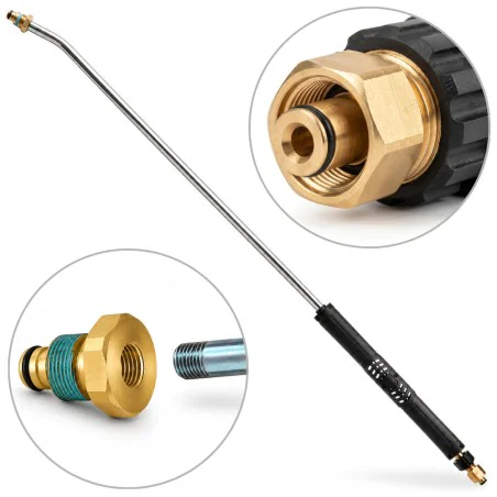 Lanca do myjki Kärcher HDS 1200mm JetLance Neo gięta HW ciepłowodna INOX K-Lock TR22F - K-Lock TR20M 250bar, 150°C