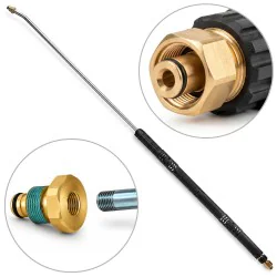 Lanca do myjki Kärcher HD 2000mm JetLance Neo gięta CW zimnowodna INOX K-Lock TR22F - K-Lock TR20M 250bar