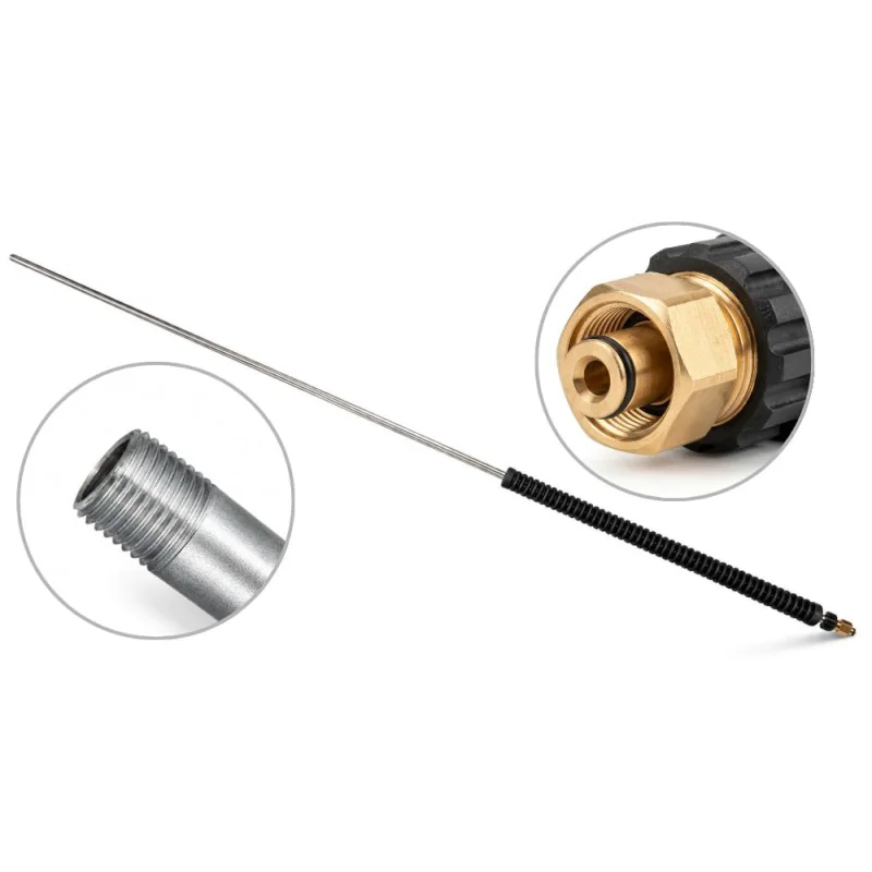Lanca JetLance Neo prosta CW zimnowodna 1200mm inox K-Lock TR22F - 1/4"M 250BAR do szczotek przepływowych Lanca JetLance Neo prosta CW zimnowodna 1200mm inox K-Lock TR22F - 1/4"M 250BAR do szczotek przepływowych