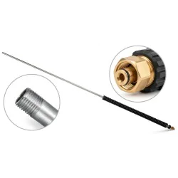Lanca JetLance Neo prosta CW zimnowodna 2000mm inox K-Lock TR22F - 1/4"M 250BAR do szczotek przepływowych Lanca JetLance Neo prosta CW zimnowodna 2000mm inox K-Lock TR22F - 1/4"M 250BAR do szczotek przepływowych