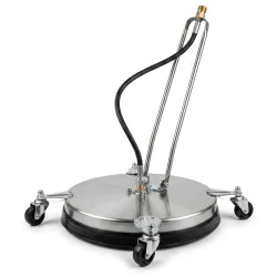 Przystawka do mycia powierzchni SurfaceJet 400 INOX M22x1,5M, 250bar, 90°C, lanca podłogowa do kostki i betonu Przystawka do mycia powierzchni SurfaceJet 400 INOX M22x1,5M, 250bar, 90°C, lanca podłogowa do kostki i betonu