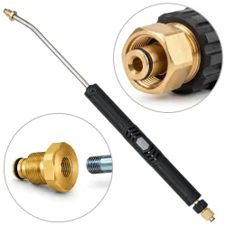 Lanca do myjki Kärcher HDS 900mm JetLance Neo gięta HW ciepłowodna INOX K-Lock TR22F - K-Lock TR20M 250bar, 150°C