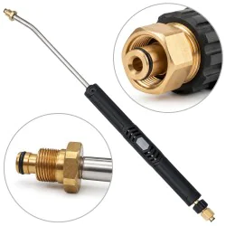 Lanca do myjki Kärcher HDS 900mm JetLance Neo gięta HW ciepłowodna INOX K-Lock TR22F - K-Lock TR20M 250bar, 150°C