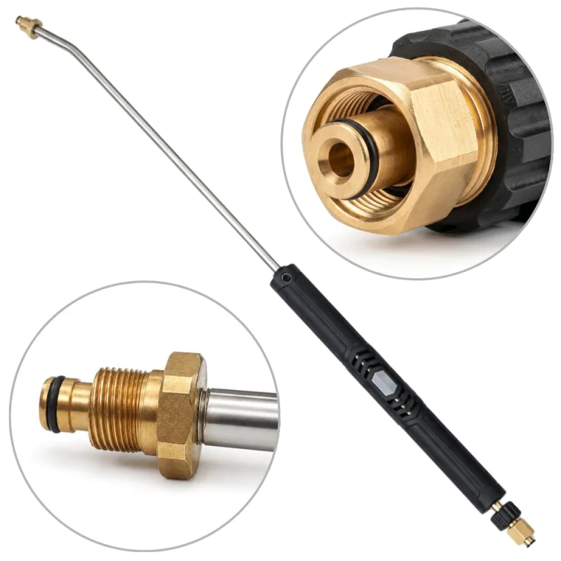Lanca do myjki Kärcher HDS 1200mm JetLance Neo gięta HW ciepłowodna INOX K-Lock TR22F - K-Lock TR20M 250bar, 150°C Lanca do myjki Kärcher HDS 1200mm JetLance Neo gięta HW ciepłowodna INOX K-Lock TR22F - K-Lock TR20M 250bar, 150°C