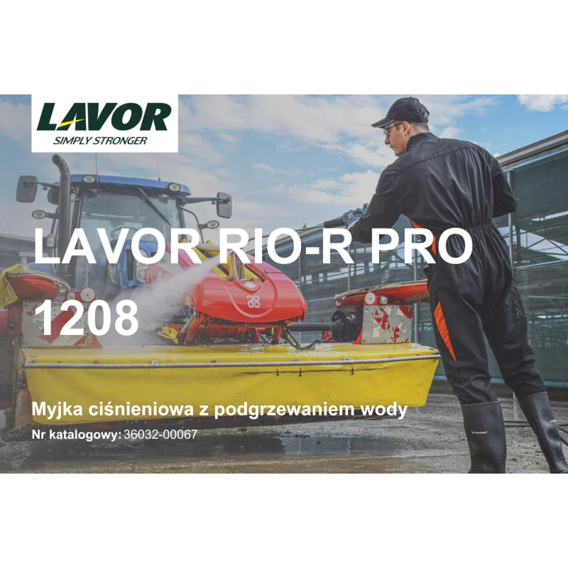 Lavor RIO-R PRO 1208 Myjka ciepłowodna (160 bar, 450 l/h) - 36032-00067