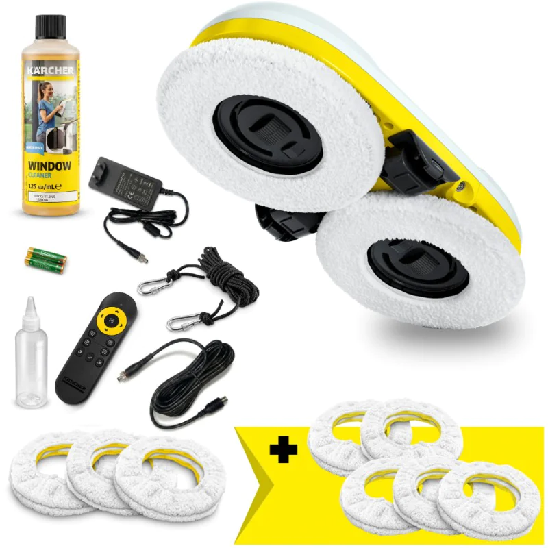 Zestaw Karcher RCW 2 + Zapasowe ściereczki z mikrofibry (5 par) Zestaw Karcher RCW 2 + Zapasowe ściereczki z mikrofibry (5 par)