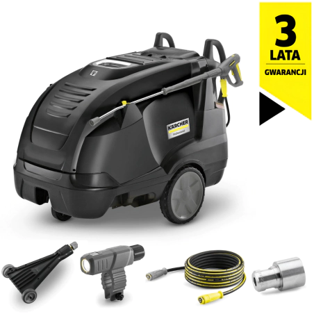 Karcher HDS 11/18-4 S eB Go!Further Profesjonalna myjka z podgrzewaniem wody (180 bar, 1100 l/h, 80°C) - 1.071-965.0