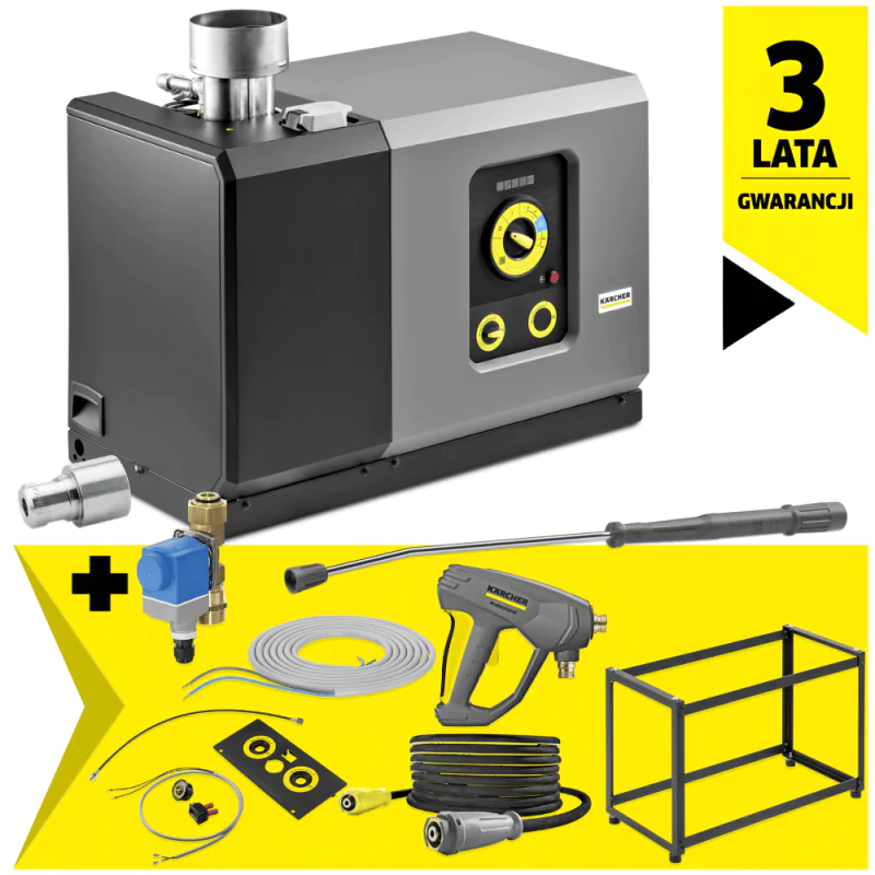 Zestaw Karcher HDS 10/21-4 ST Gas + Pistolet + Lanca + Wąż + Licznik + Elektrozawór + Mocowanie