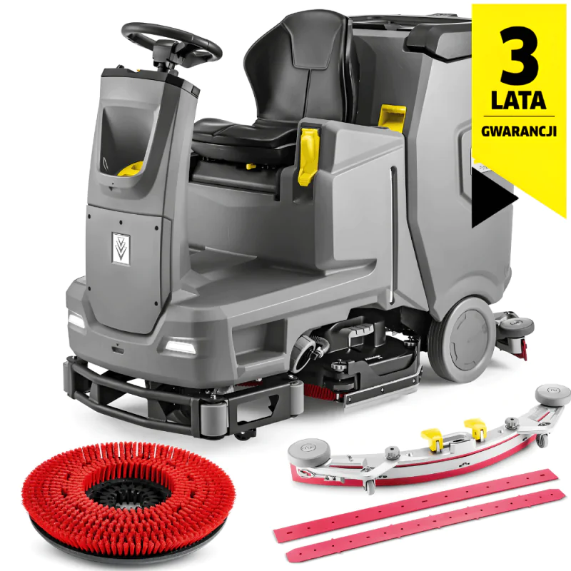 Karcher B 110 R Bc Dose + D75 Szorowarka samojezdna z fotelem dla operatora (4500 m²/h, 750 mm) - 1.161-408.0