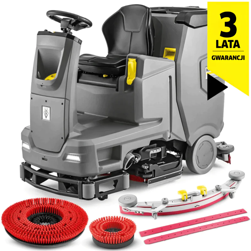 Karcher B 110 R Bc Dose + SSD + D75 Szorowarka samojezdna z fotelem dla operatora (5100 m²/h, 750 mm) - 1.161-412.0