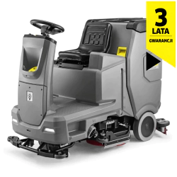 Karcher B 110 R Classic + D75 Szorowarka samojezdna z fotelem dla operatora (4500 m²/h, 750 mm)