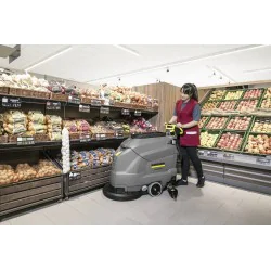 Zestaw Karcher BD 50/50 C Bp Classic + Talerz napędowy do padów + Duży pakiet padów do każdego zadania