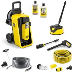 Zestaw Karcher K 5 Comfort Premium Home Wood + Wąż ogrodowy 10 m 3/4" + Filtr do wody