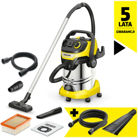 Zestaw Karcher WD 6 P S-V30/6/22/T + Ssawka samochodowa + Przedłużka węża ssącego 3.5 m
