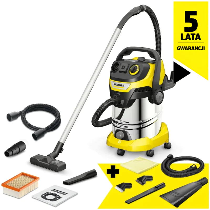 Zestaw Karcher WD 6 P S-V30/6/22/T + Akcesoria do odkurzania samochodu