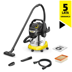 Karcher KWD 6 P S V-25/6/22 Odkurzacz warsztatowy sucho-mokro (1300 W, 25 l, 6 m)