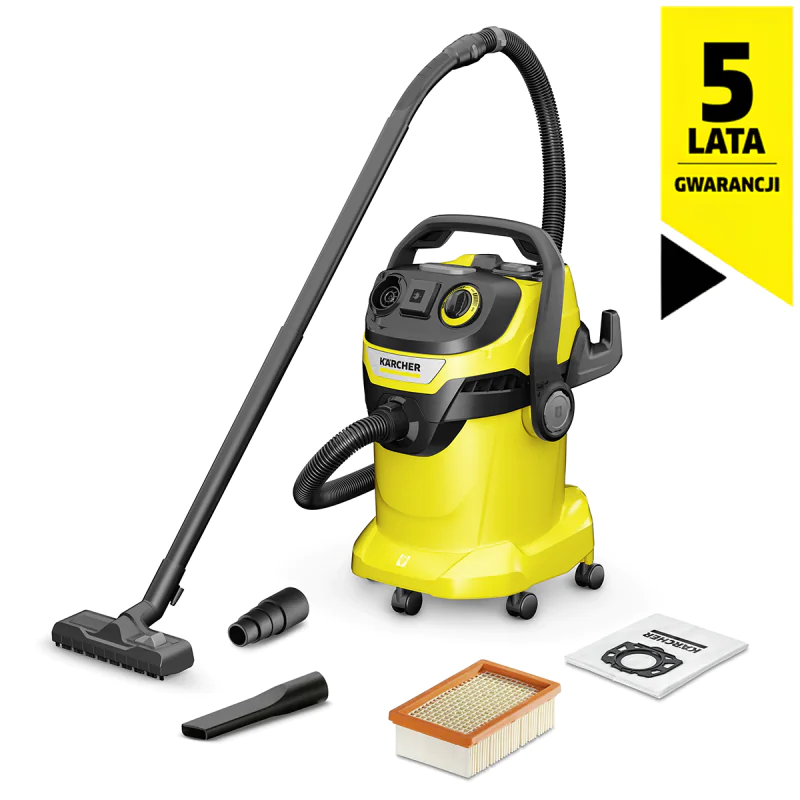 Karcher WD 5 P V-25/5/22 Odkurzacz warsztatowy z gniazdem (1100 W, 25 l, 5 m) - 1.628-307.0