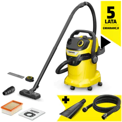 Karcher WD 5 Control 25/5/22 Odkurzacz warsztatowy z pilotem Bluetooth (1200 W, 25 l, 5 m) - 1.628-316.0