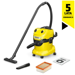 Karcher WD 4 V-20/5/22 Odkurzacz warsztatowy (1100 W, 20 l, 5 m)